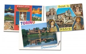 Esempi di cartoline turistiche